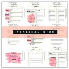 Filofax Personal Inserts Brighten Up Your Life Daily Planner Daily Planner Inserts Daily To Do List Get Organized Daily Filofax Personal Filofax Planner