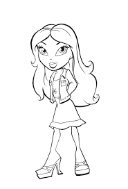 All of it in this site is free, so you can print them as many as you like. Bratz Coloring Pages 100 Pictures Free Printable