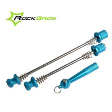 rockbros anti theft skewers road bike cycling mtb wheels locking security quick release skewers for bicycle parts 5 colors xe đạp mau sắc