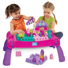 Mega Bloks Build N Learn Table Pink Build Bloks Mega Mega Bloks Toddler Girl Gifts Toys For Girls