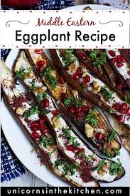It is a vegetarian dish that is found in different forms all over the middle east. The Best Middle Eastern Eggplant Recipe Video Unicorns In The Kitchen
