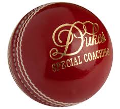 The trajectory of a cricket ball when bowled, through movement in the air, and off the ground, is influenced by the action of the bowler and the condition of the ball and the pitch, wh. Dukes Heavy Weight 10oz Cricket Ball
