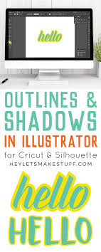 To turn text into an outline, follow these steps: How To Create An Outline Shadow In Illustrator Cricut Cricut Tutorials Writing Outline