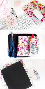 Diy Fabric Mouse Mat Nouvelle Daily Diy Fabric Diy Mouse Pad Crafts