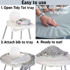 Kit Bavoir Plateau Tidy Tot Unisexe Taille Unique 6mois A 2ans Ideal Pour Dme Gris Clair Amazon Fr Bebes Puericulture Bavoirs Plateau Kit
