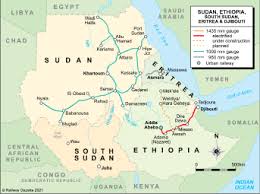 Maybe you would like to learn more about one of these? Ethiopia Sudan South Sudan Eritrea Djibouti Country Map Country Profile Railway Gazette International