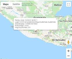 0, 1, 8 y 9. Detalles Del Sismo De Hace Unos Minutos Hoy 31 De Marzo En Guatemala