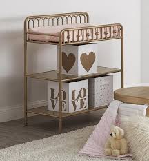 Little Seeds Monarch Hill Ivy Metal Changing Table In 2020 Changing Table Changing Table Dresser Changing Pad Dresser