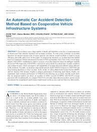 Dashcams are an essential safety tool for your car. Pdf An Automatic Car Accident Detection Method Based On Cooperative Vehicle Infrastructure Systems