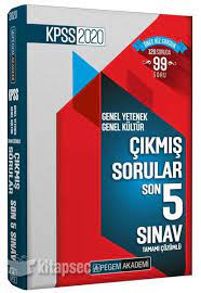 Derste dersi çok iyi dinleyip eve gelince hemen sıcağı sıcağına tekrar yapıp konuyla ilgili testler çözmek lazım. 2020 Kpss Genel Yetenek Genel Kultur Son 5 Sinav Tamami Cozumlu Cikmis Sorular Pegem Yayinlari 9786052417348