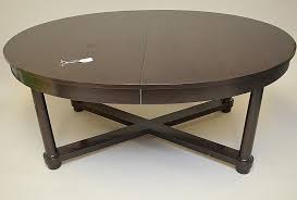 Find the biggest selection of tables from hooker at the lowest prices. Sold Price Baker Empire Oval Dining Table With 2 Leaves 8 Chairs To Match Barbara Barry For Baker 30 H X 68 W Condition Needs Some Tlc Table May Need Refinishing Has Some Large