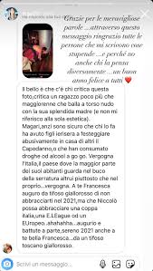Francesca costa è la mamma di nicolò zaniolo, talento della roma giunto nella. Instagram La Mamma Di Zaniolo Pubblica Un Messaggio Di Un Tifoso Che Difende Nicolo Grazie Per Le Meravigliose Parole Foto Laroma24 It Tutte Le News Notizie Approfondimenti Live Sulla As Roma