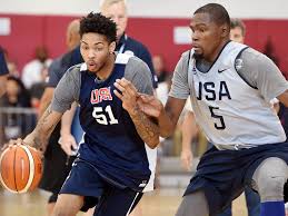 Defending the gold medal won by the 2008 team in the previous olympic games, the americans qualified for the 2012 games after winning the 2010 fiba world championship. Usa Basketball Olympics 2016 Roster United States Men S Olympic Basketball Team Wikipedia