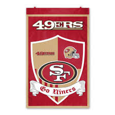 Party Animal Inc San Francisco 49ers Wall Shield Tapestry Cbsf The Home Depot In 2020 49ers San Francisco 49ers Animal Party