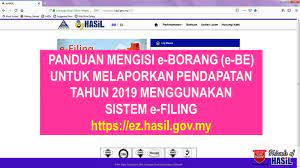 Kegunaan majikan menyemak format dan memuat naik fail txt cp39 untuk dihantar. Cara Buat E Filing Cukai Pendapatan 2021 Untuk First Timer Mulai 1 Mac