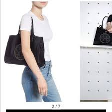 Tory burch ella stud mini tote review + what fits + mod shots. Tory Burch Bags Tory Burch Mini Ella Tote Poshmark