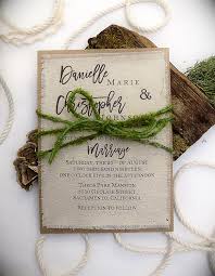 Moss Forest Rustic Nature Wedding Invitation Woodsy Spring Etsy Greenery Invitatio Nature Wedding Invitations Nature Wedding Forest Theme Wedding Invitations