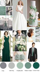 Hunter Green Wedding With Grey Green Themed Wedding Emerald Green Weddings Hunter Green Wedding