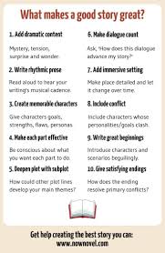 What Makes A Good Story 10 Elements Now Novel Writing Tips Book Writing Tips Creative Writing Tips