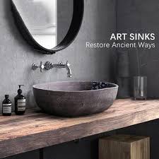 enzo vessel sink antique bathroom