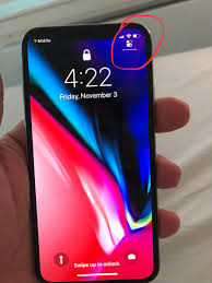 But it just won't let me swipe to unlock the screen? Iphone X Is Stuck On Lock Screen And Can T Get It I See This Weird Icon On The Top Right Am I Doing Something Wrong Iphone