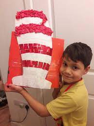 Cat In A Hat Shoebox Story Diorama Shoe Box Diorama Shoe Box Holiday Decor