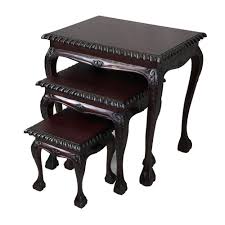 Buy reproduction coffee table antique tables and get the best deals at the lowest prices on ebay! Antique Style Solid Mahogany Wood Timber Reproduction Chippendale Nest Table