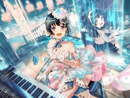 Like or reblog if you save or use. Rinko Shirokane Pure Me And My Piano Cards List Girls Band Party Bandori Party Bang Dream Girls Band Party