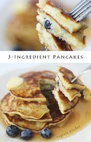 3 Ingredient Banana Pancakes Glueten Free Flourless Low Calorie Recipe Banana Pancakes Recipe Food Recipes