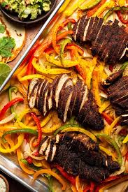 Sheet Pan Chicken Fajitas