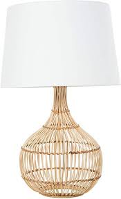 Kouboo 1050120 Luhu Table Pendant Lamp Brown By Amazon Rattan Boho Natural Decoracao Moveis