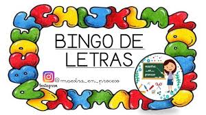 Material Manipulativo Bingo De Letras De Maestra En Proceso Orientacion Andujar Bingo De Letras Bingo Lectura Y Escritura