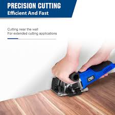 But you can not cut laminate with any cutter such as a hacksaw for cutting wood. Prostormer Mini Circular Saw 500w 220v Adjustable Speed Electric Saw 3 Blades Diy Power Tools Wood Cutter Guide Ruler Fixed Saw Verns Variety Tools