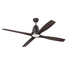 Craftmade Ricasso 60 In Oil Rubbed Bronze Led Indoor Ceiling Fan With Light Kit And Remote 4 Blade K In 2020 Ceiling Fan 60 Inch Ceiling Fans Ceiling Fan With Remote
