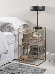 Brass Glass Bedside Table Bedroom Furniture Furniture By Type Luxury Home Furniture Luxury Home Furniture Glass Bedside Table Vintage Bedroom Furniture
