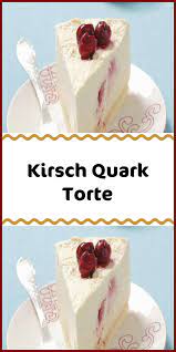 kirsch quark torte backrezepte kuchen ohne backen einfacher nachtisch