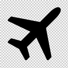 Airplane Font Awesome Plane Size Chart Png Clipart Free