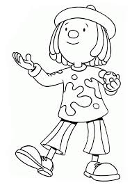 Jojo Begin To Juggle In Jojo S Circus Coloring Page Netart Di 2020