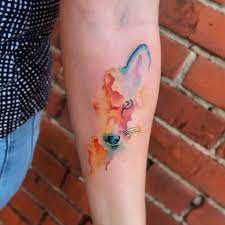 The studio is known for having a safe and sterile environment and artists with 14 to 20 years of experience in the craft. Mad Ethel S Tattoo Piercing On Instagram Djos Ink Back At It Again Tattoo Tattoos Madethelst Watercolor Tattoo Artists Tree Thigh Tattoo Tattoo Artists