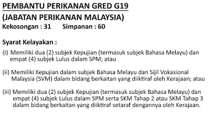 Jawatan kosong kosong terkini di malaysia dari syarikat terpercaya. Jawatan Kosong Terkini Di Jabatan Perikanan Malaysia Appjawatan Malaysia