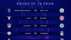 The other featured four clubs in the league path. Uefa Champions League Round Of 16 Draw Barcelona To Face Psg Holders Bayern To Take On Lazio Hindustan Times