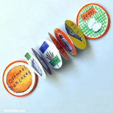 Button Book Illustrated Pancake Recipe Handmade Book Handmade Books Handmade