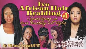 Every experience is even better than the one before. Ivo African Hair Braiding Specialize In All Hair Braiding Styles