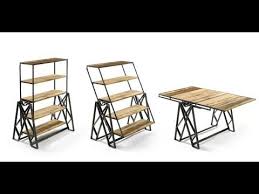 Trent Austin Design S Appropriately Named Urbana Incredible Table Can Quickly Convert From A In 2020 Rustic Furniture Stores Industrial Dining Table Rustic Furniture