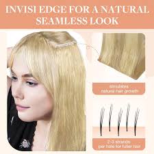 Amazon.com : GOO GOO Invisi Edge Tape in Hair Extensions Human Hair,  18A/613A Dark Blonde Highlighted Bleach Blonde, 10pcs 20inch 30g, Virgin  Remy Hair, Seamless Injected Tape, Natural Look : Beauty &