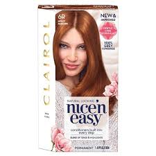 Clairol Nice N Easy Permanent Light Auburn 6r Hair Dye Light Auburn Light Auburn Hair Permanent Hair Color