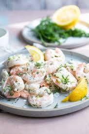 Shrimp marinated in lemon, garlic, and parsley for 30 minutes, then grilled. Shrimp Salad Culinary Hill