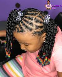115 Braids With Beads For Kids You Should Choose New Natural Hairstyles Braids With Beads Baby Girl Hairstyles Hair Beads