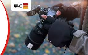 Heat 2 Softshell Gloves Wind Water Repellent The Heat Company