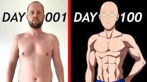 Defying the laws of many personal trainers, the one the saitama workout is a reality and one of us should go ahead and test it out. 100 Days Of One Punch Man Workout Transformation Results Youtube